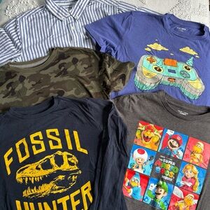 Old Navy bundle kid’s size XL 14-16 cotton shirts‎ short sleeve, button down, LS